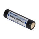 1x Keeppower 18650 Lithium-Akku 3,6V 2600mAh (geschützt) - 8A