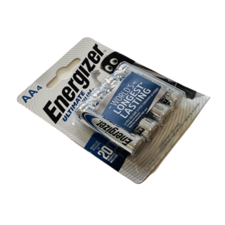 4x Energizer Ultimate Batterie Lithium LR06 1.5V AA