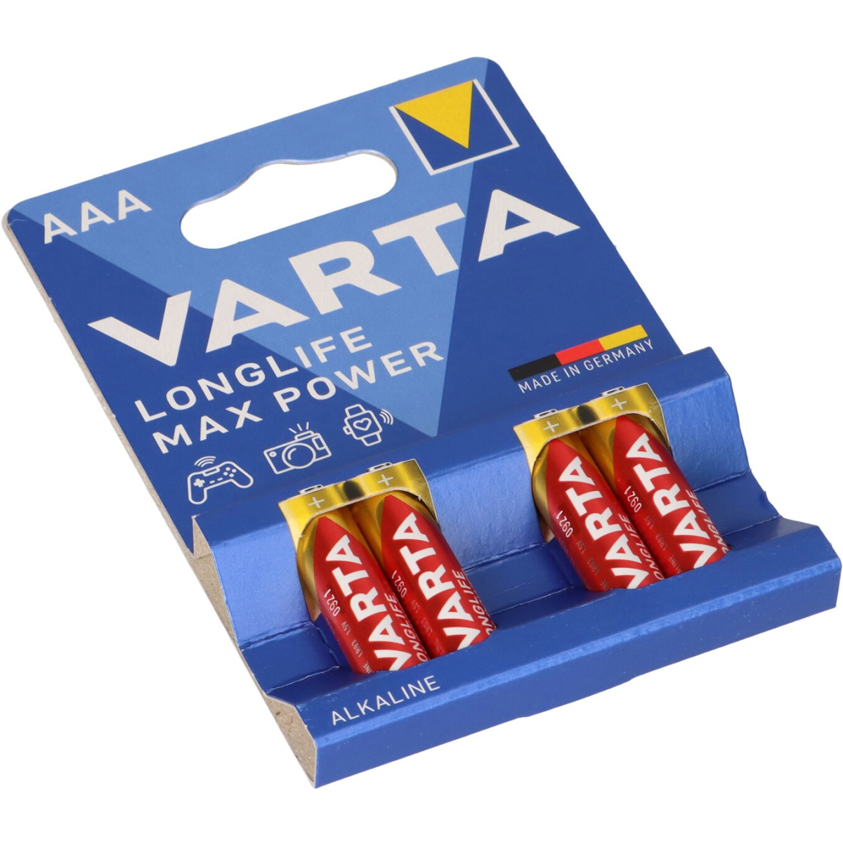 Varta 4703 Longlife Max Power Micro Batterie AAA 4er Blister