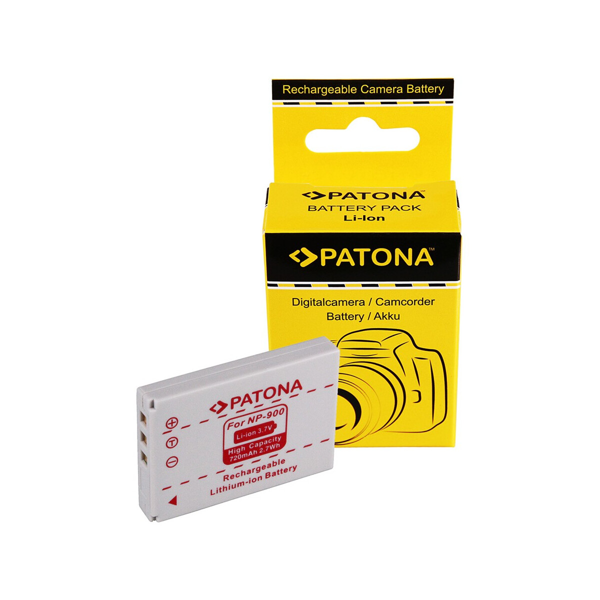 PATONA Akku für Acer NP-900 CS 6531N CS 6531-N CS5530 CS-5530 NP-900 NP-900 – 3,7 Volt 720 mAh