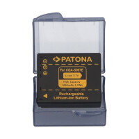 PATONA Akku für Panasonic CGA-S007 Lumix DMC TZ2 DMC- T