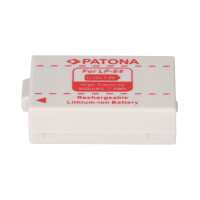 PATONA Akku passend für Canon LP-E8 EOS 550D 600D 650D 