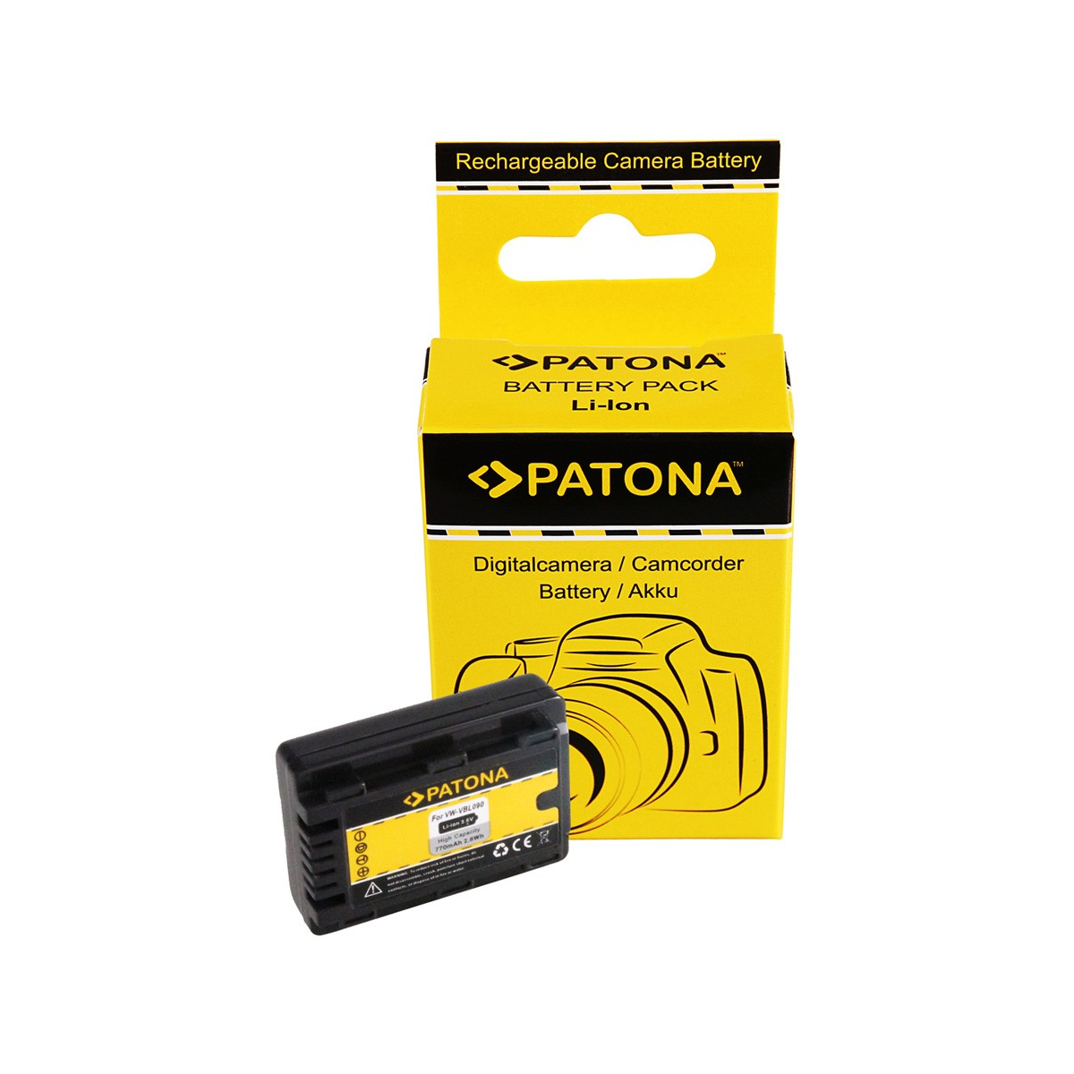 Akku kompatibel Panasonic VW-VBL090 HDC HDCSDX HDC-SDX VW-VBL090 SD SDRS50