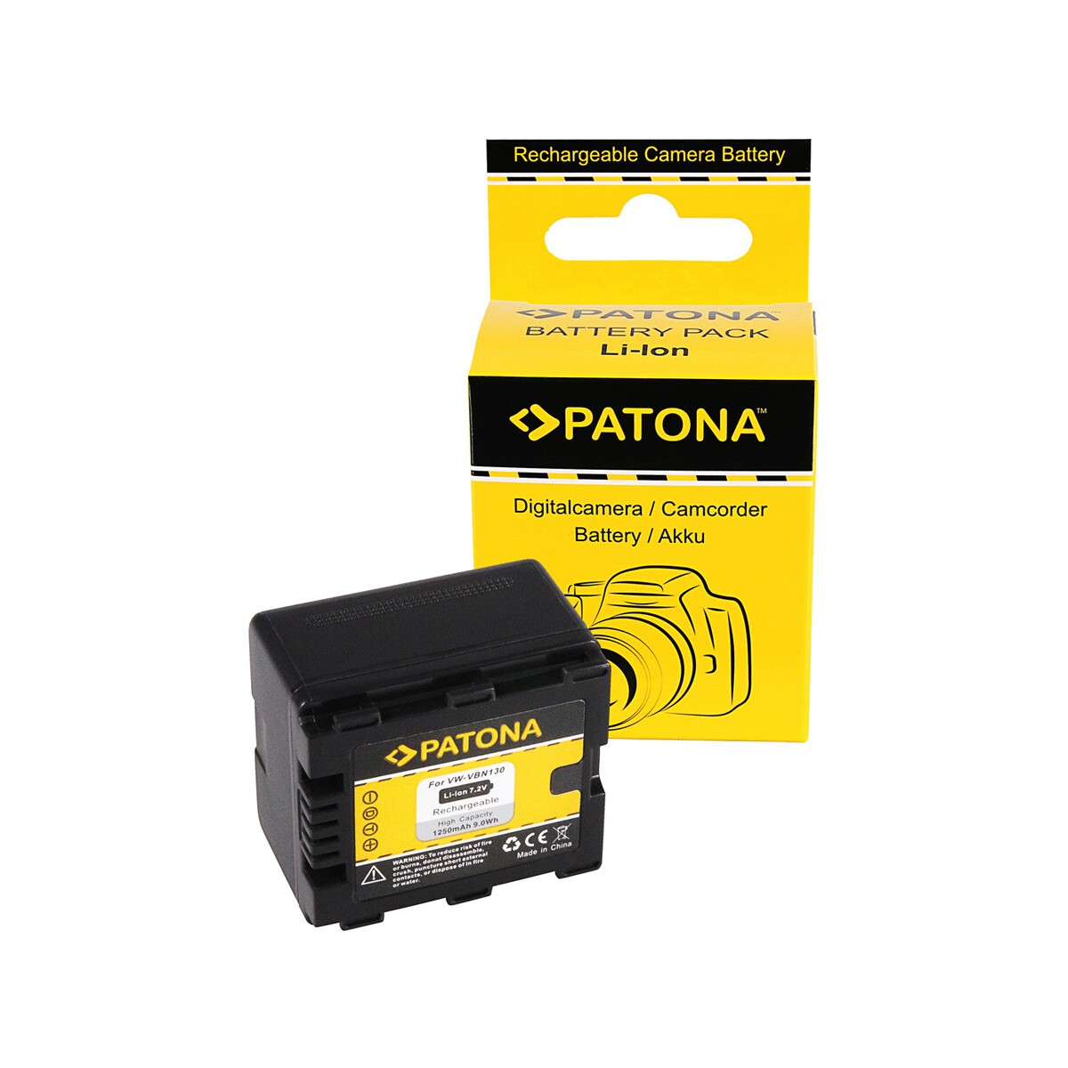 Akku kompatibel Panasonic VW-VBN130 HDC HS900 SD800 SD900 SD909 TM900 X920M