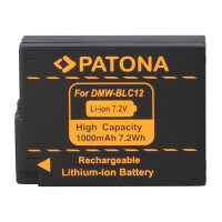 PATONA Akku für Leica DMW-BLC12V-Lux 4 DMW-BLC12 DMW-BL