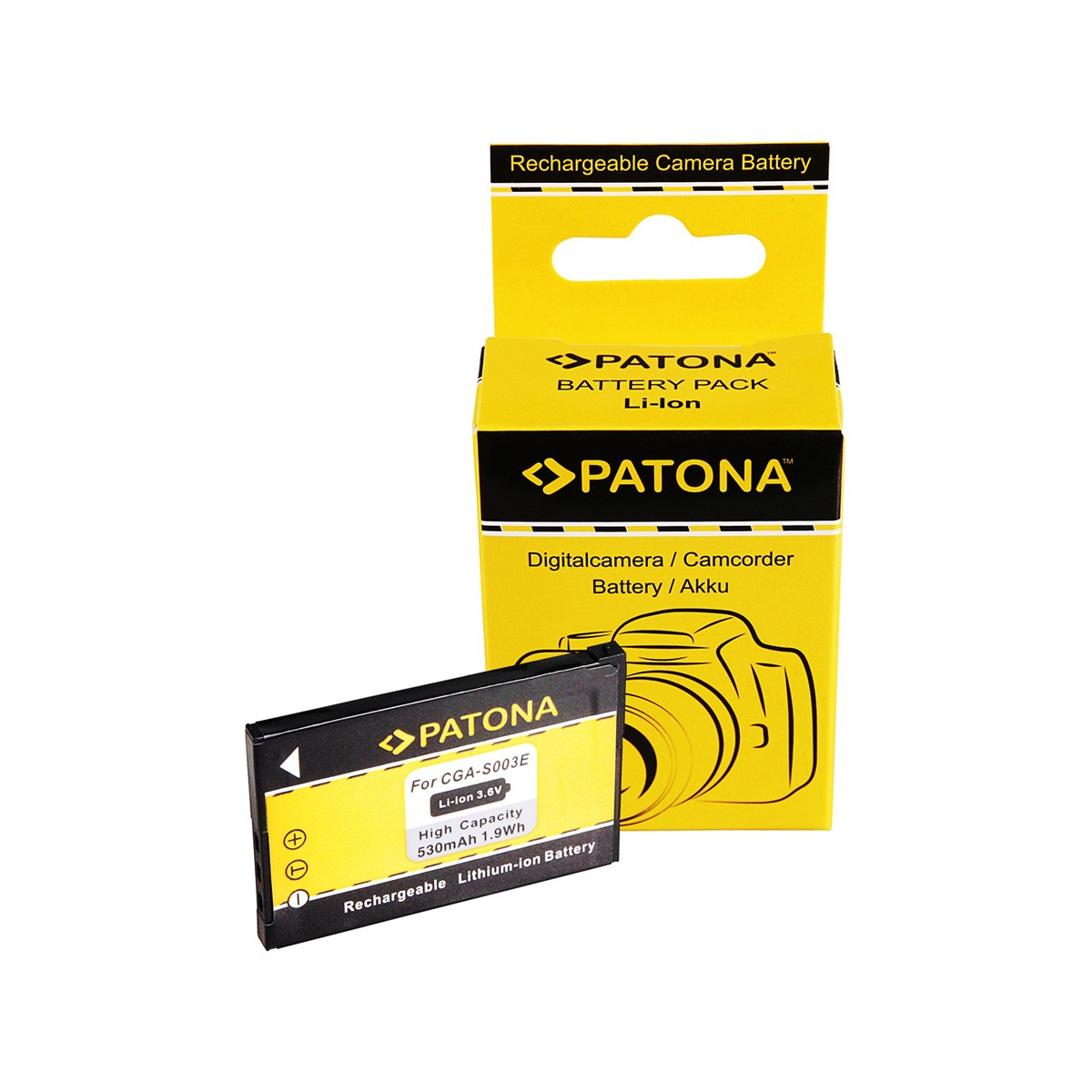 Akku kompatibel Panasonic CGA S003 SASA30 SA-SA30 SVAS10 SV-AS10 SVAV50