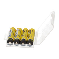 PATONA 4x Akku für Micro AAA LR3 LR03 900mAh inkl. Box 