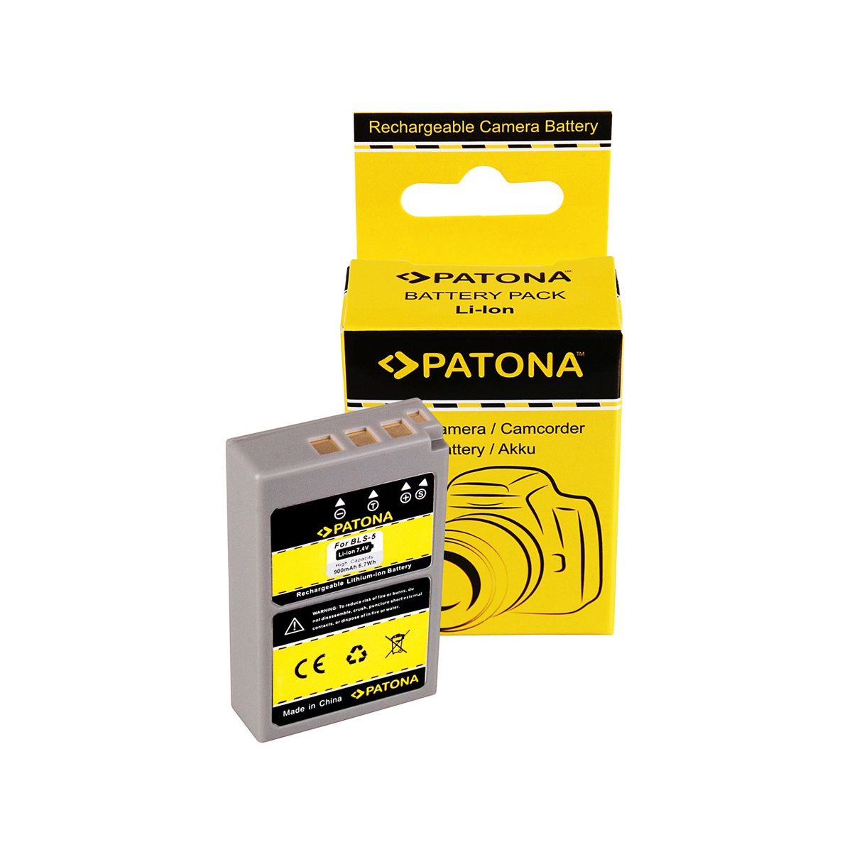 Akku f. Olympus PS-BLS-5 PEN EP3 E-P3 EPL2 E-PL2 EPL3 E-PL3