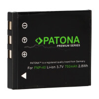 PATONA Premium Akku für Fujifilm NP-40 Finepix F402 F-4