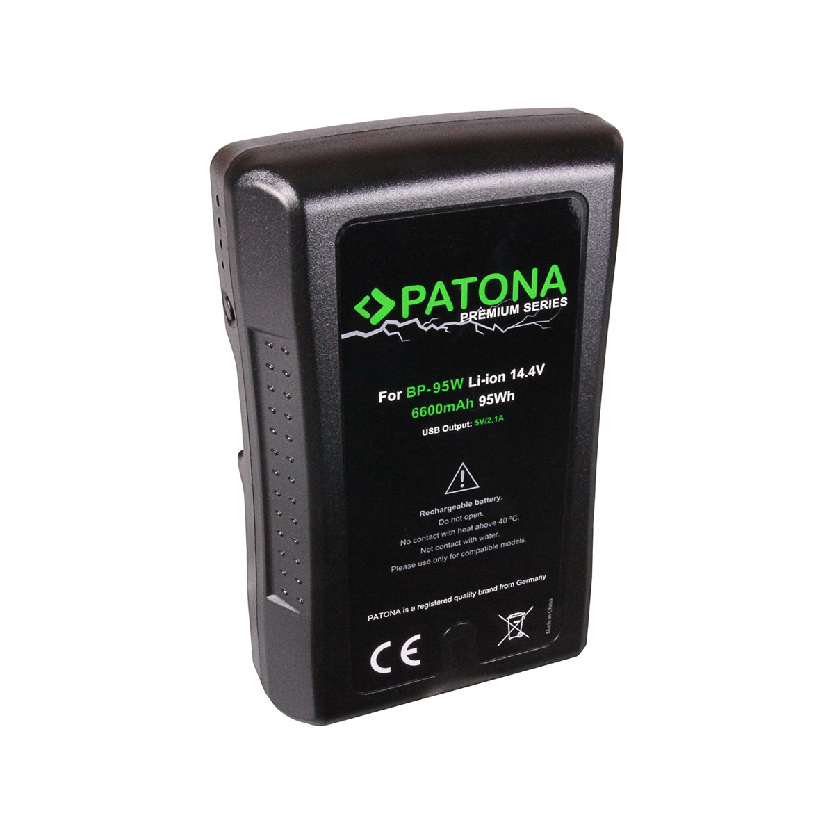 PATONA Premium Akku V-Mount 95Wh f. Sony BP95WS DSR 250P 600P 650P 652P
