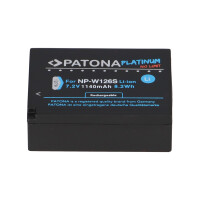 PATONA Platinum Akku für Fuji NP-W126S HS33 EXR Fujifil