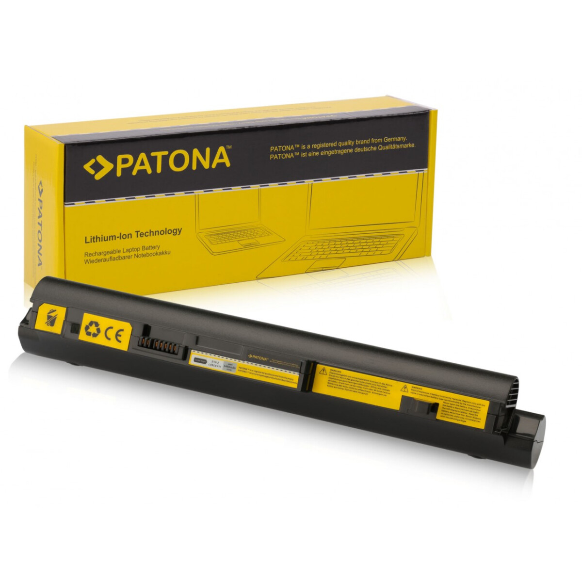 PATONA Akku passend für Lenovo S10-2 IdeaPad S102 S10-2 S102 20027 – 10,8 Volt 4400 mAh