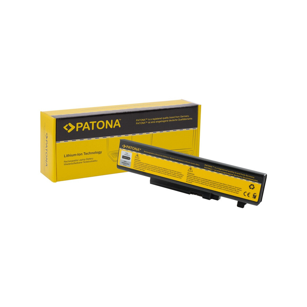PATONA Akku passend für Lenovo IdeaPad Y450 – 11,1 Volt 4400 mAh