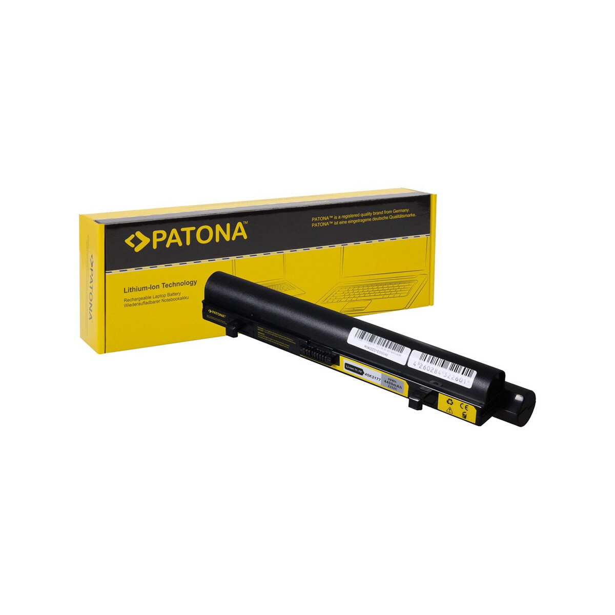 PATONA Akku passend für Lenovo IdeaPad Lite S9 IdeaPad M10 S10 20015 – 11,1 Volt 4400 mAh