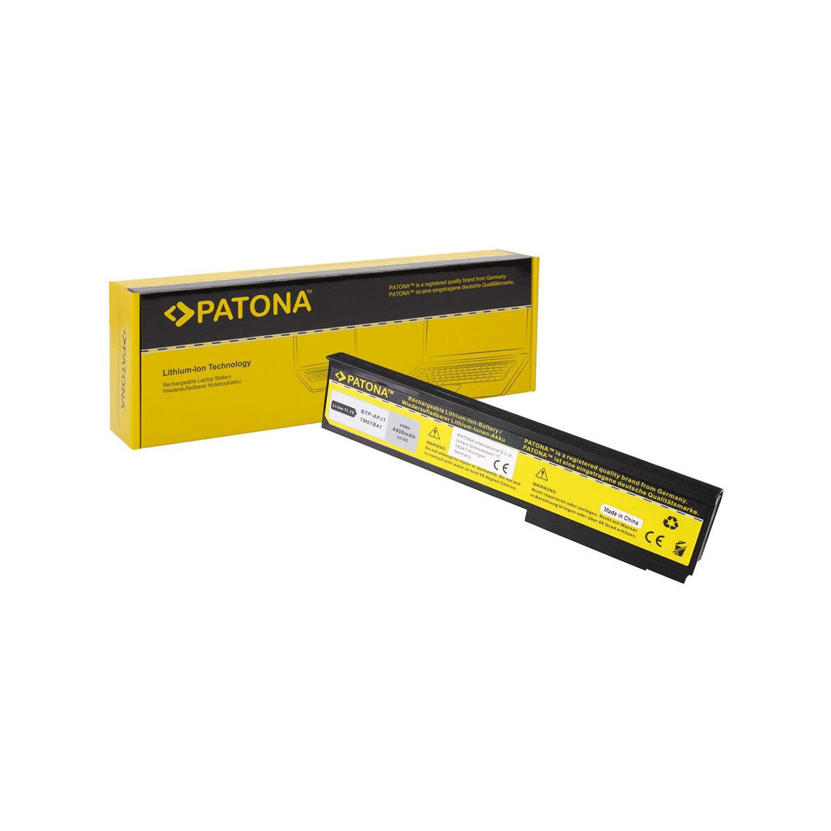 PATONA Akku passend für Acer Aspire 5560 5590 BTP-ARJ1 Aspire 2420 – 11,1 Volt 4400 mAh