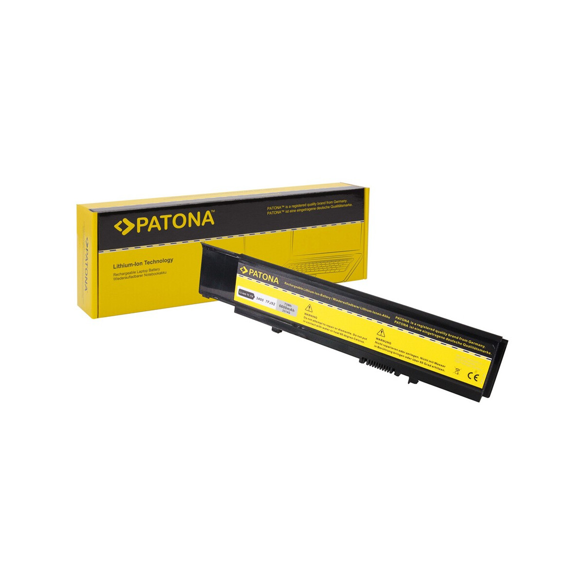 PATONA Akku passend für Dell Vostro 3400 Vostro 3400 3500 3700 – 11,1 Volt 6600 mAh