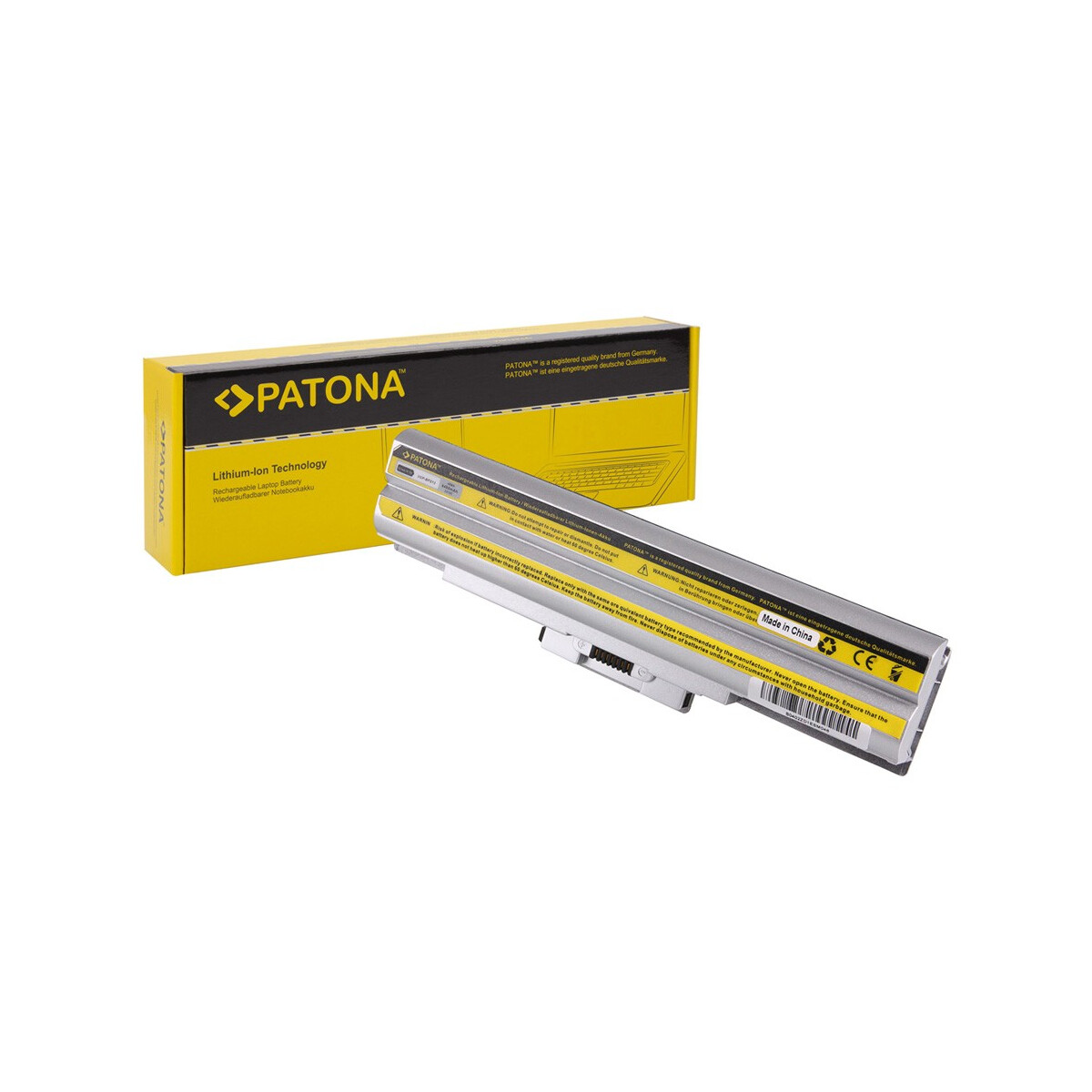 PATONA Akku passend für Sony BPS13 without CD Vaio VGNAW21M / Hÿ VGN-AW21M / H – 11,1 Volt 4400 mAh