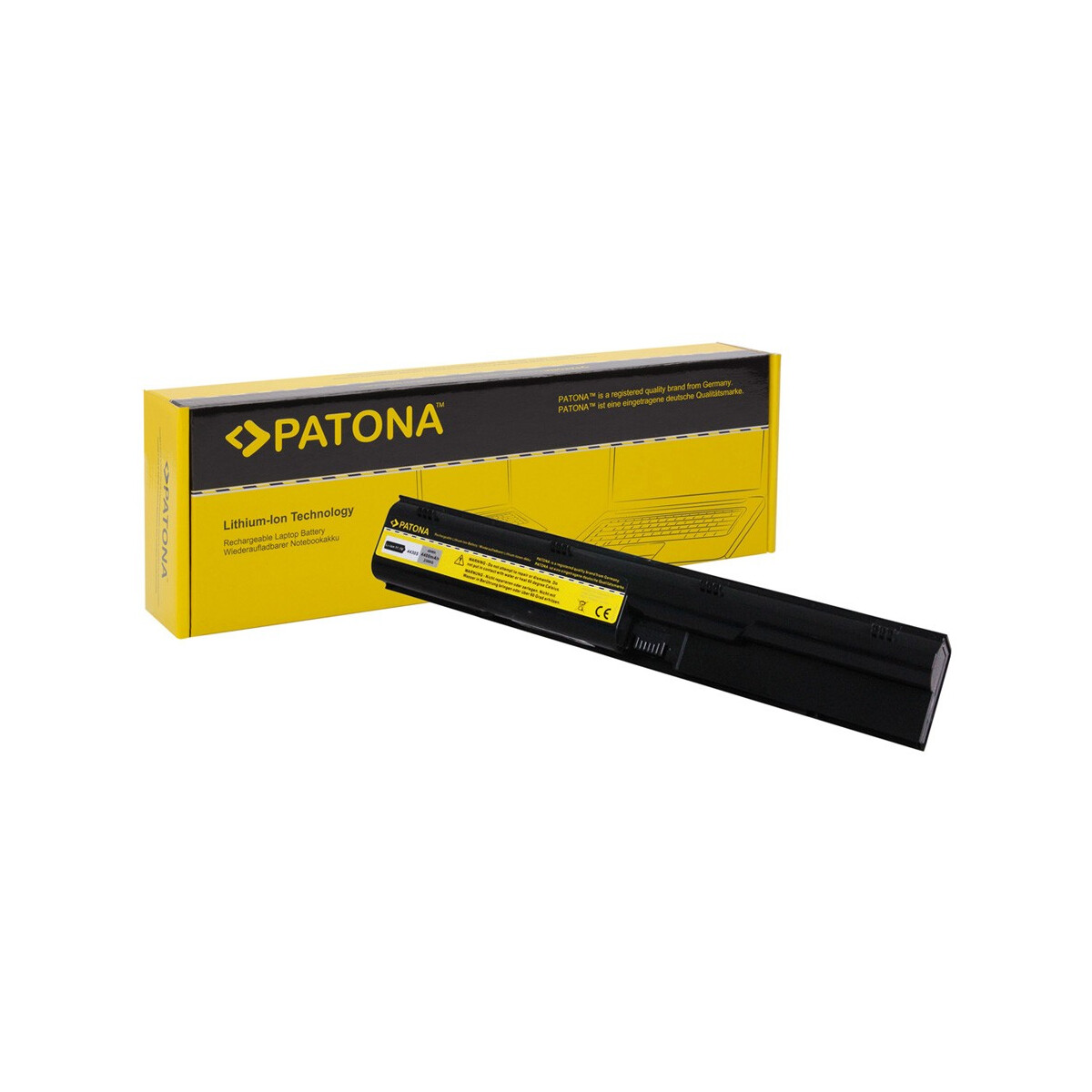 PATONA Akku passend für HP 4430 ProBook 4330s 4331s 4430s 4431s 4435s – 11,1 Volt 4400 mAh