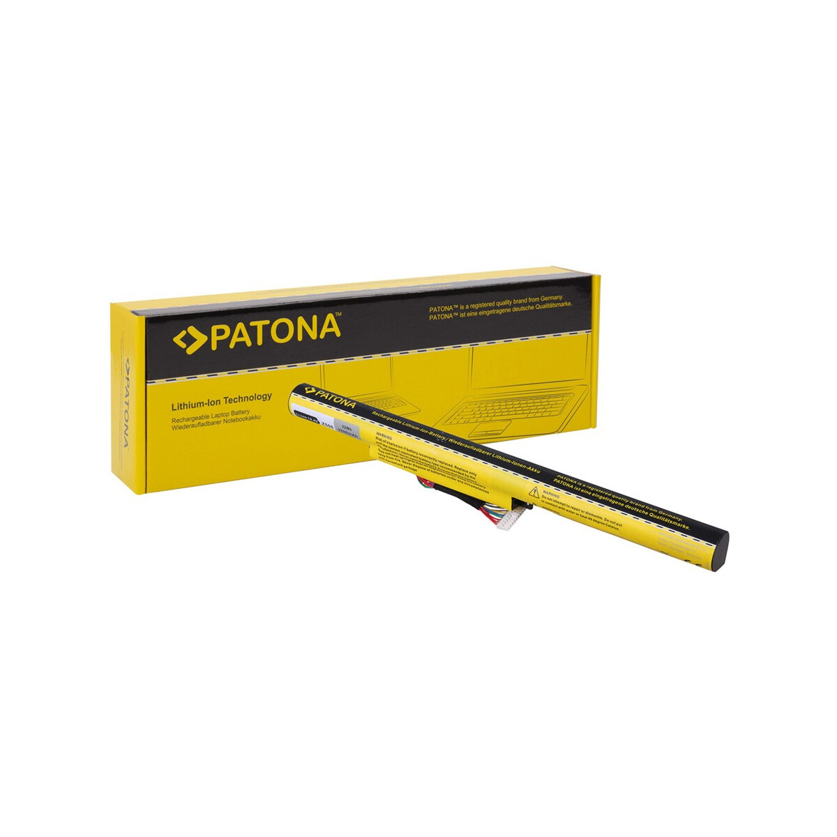 PATONA Akku passend für Lenovo Z500 IdeaPad 4inr19 / 65-1 4INR19 / 66 – 14,4 Volt 2200 mAh
