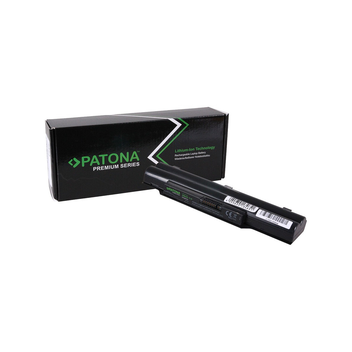 PATONA Premium Akku für Fujitsu FPCBP250 Lifebook A530 A531 AH530 – 11,1 Volt 5200 mAh