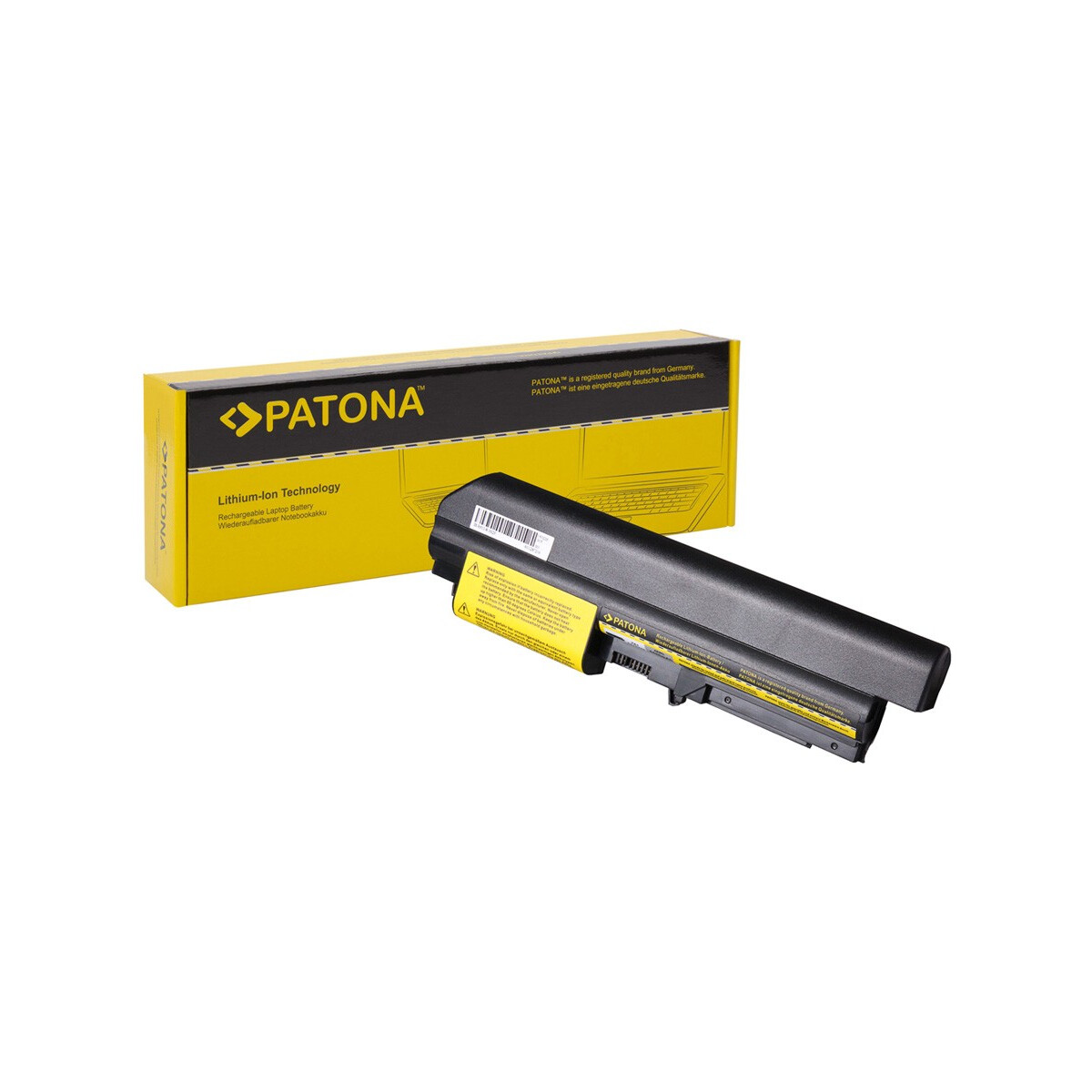 PATONA Akku passend für IBM 92P1126 14 inch widescreen ThinkPad Widescreen – 10,8 Volt 4400 mAh