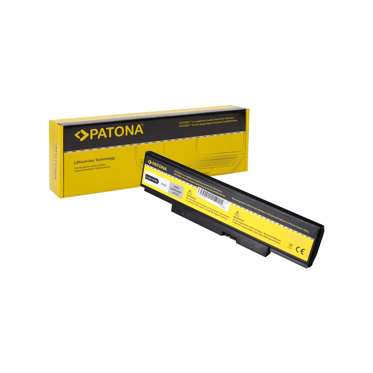 PATONA Akku passend für Lenovo E555 ThinkPad E550c E555 – 11,1 Volt 4400 mAh