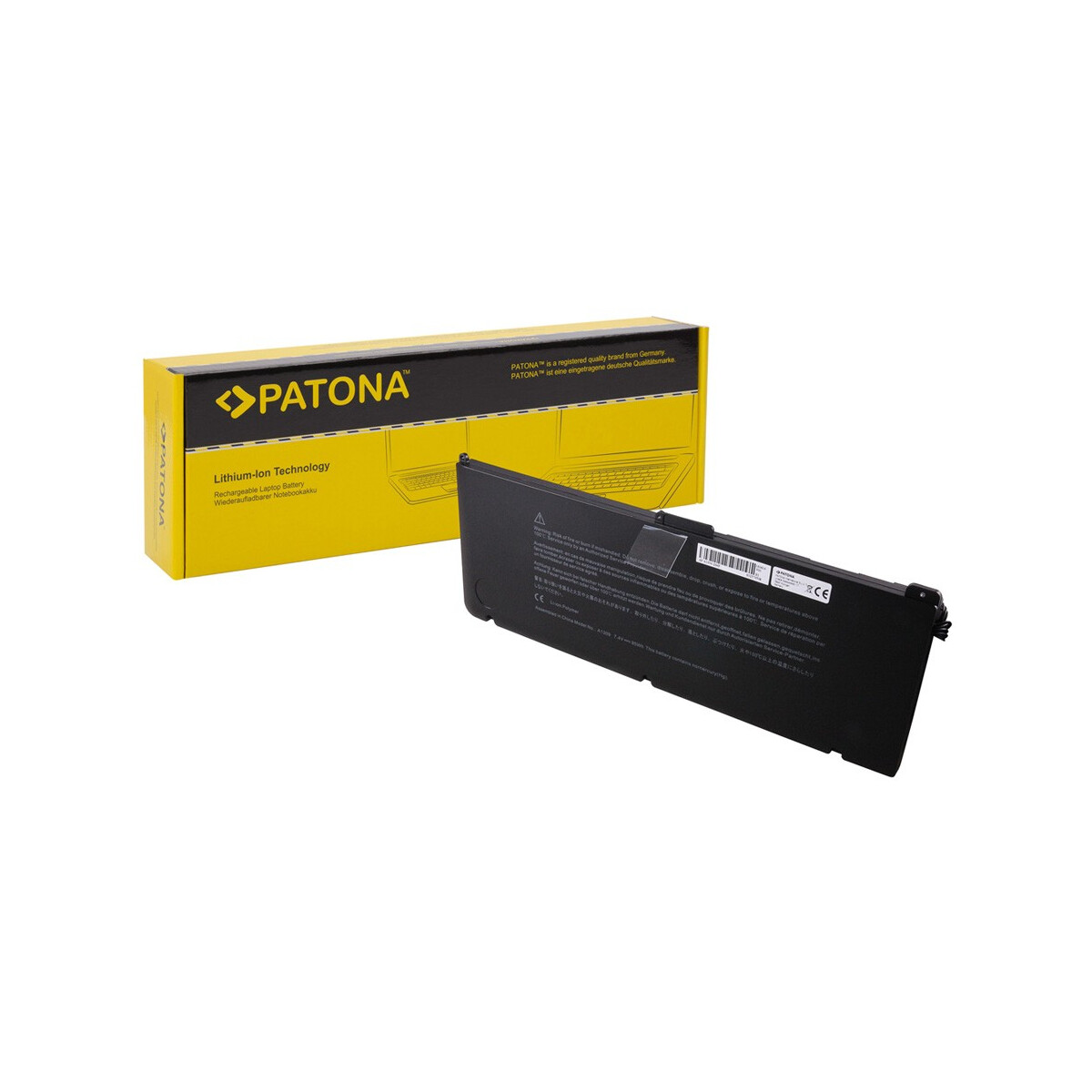 PATONA Akku passend für Apple A1309 MacBook 17 Serie A1297 – 7,4 Volt 13000 mAh