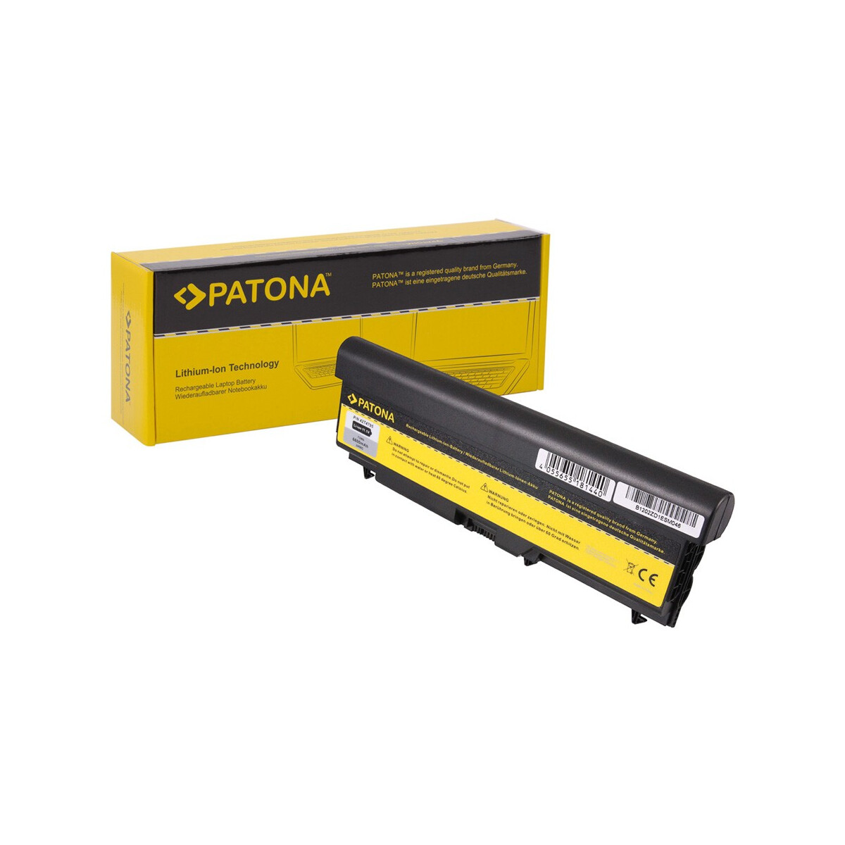 PATONA Akku passend für IBM T430 T530 Thinkpad H L530 T430 T430i T530 T530i – 11,1 Volt 6600 mAh
