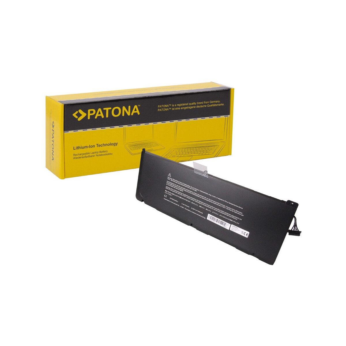 PATONA Akku passend für Apple A1383 MacBook Pro A1383 Core i7 2.2 17 Early – 10,95 Volt 7000 mAh