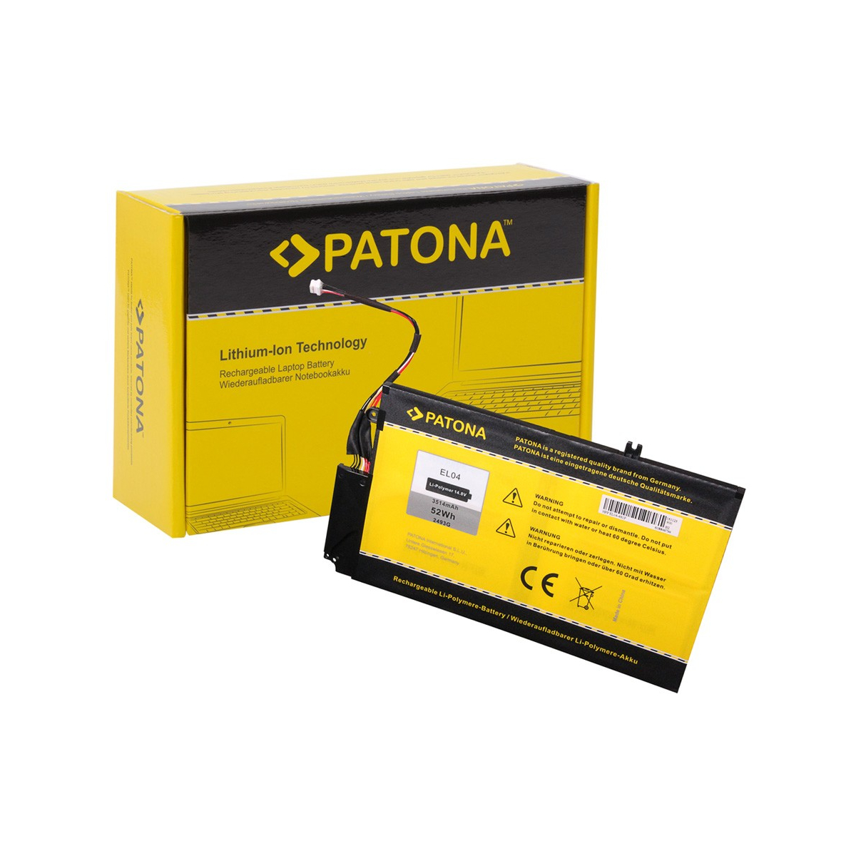 Akku kompatibel HP EL04 Envy 4 i5-3317U 4-1000 4-1000 4-1001TU