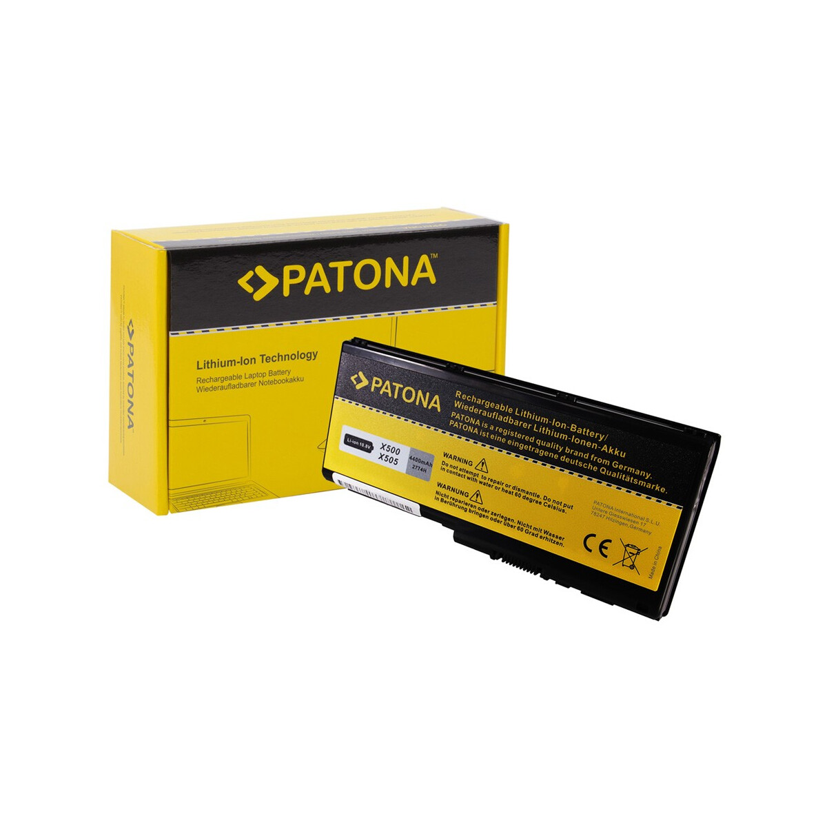 PATONA Akku für Toshiba Qosmio X500 X505 P500 P505 Qosmio X500-03L X500-04N