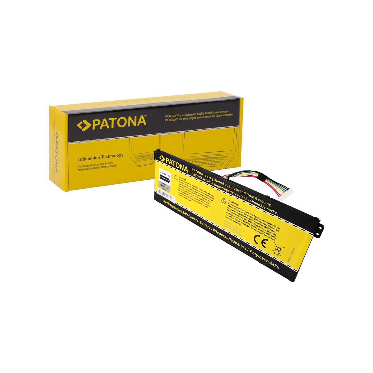 PATONA Akku für Acer AC14B18J Aspire E3-111 E3-112 E3-112M ES1-511