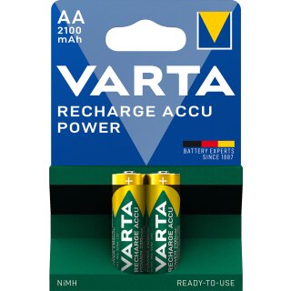 Varta Ready2Use AA Mignon Akku Ni-MH 1,2V 2100mAh 2er SET