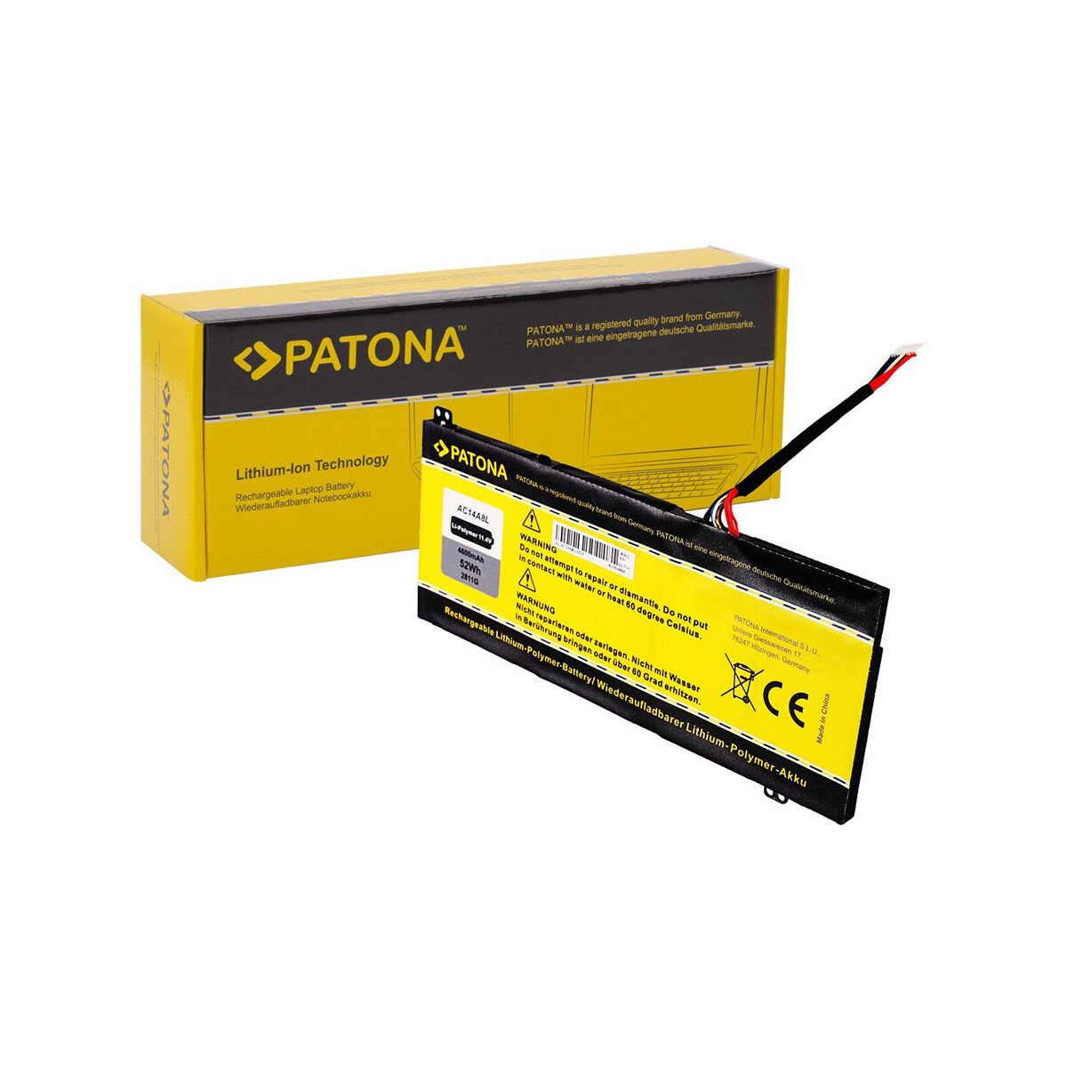 PATONA Akku für Acer AC14A8L 3ICP7 / 61 / 80 KT.0030G.001 Aspire VN7