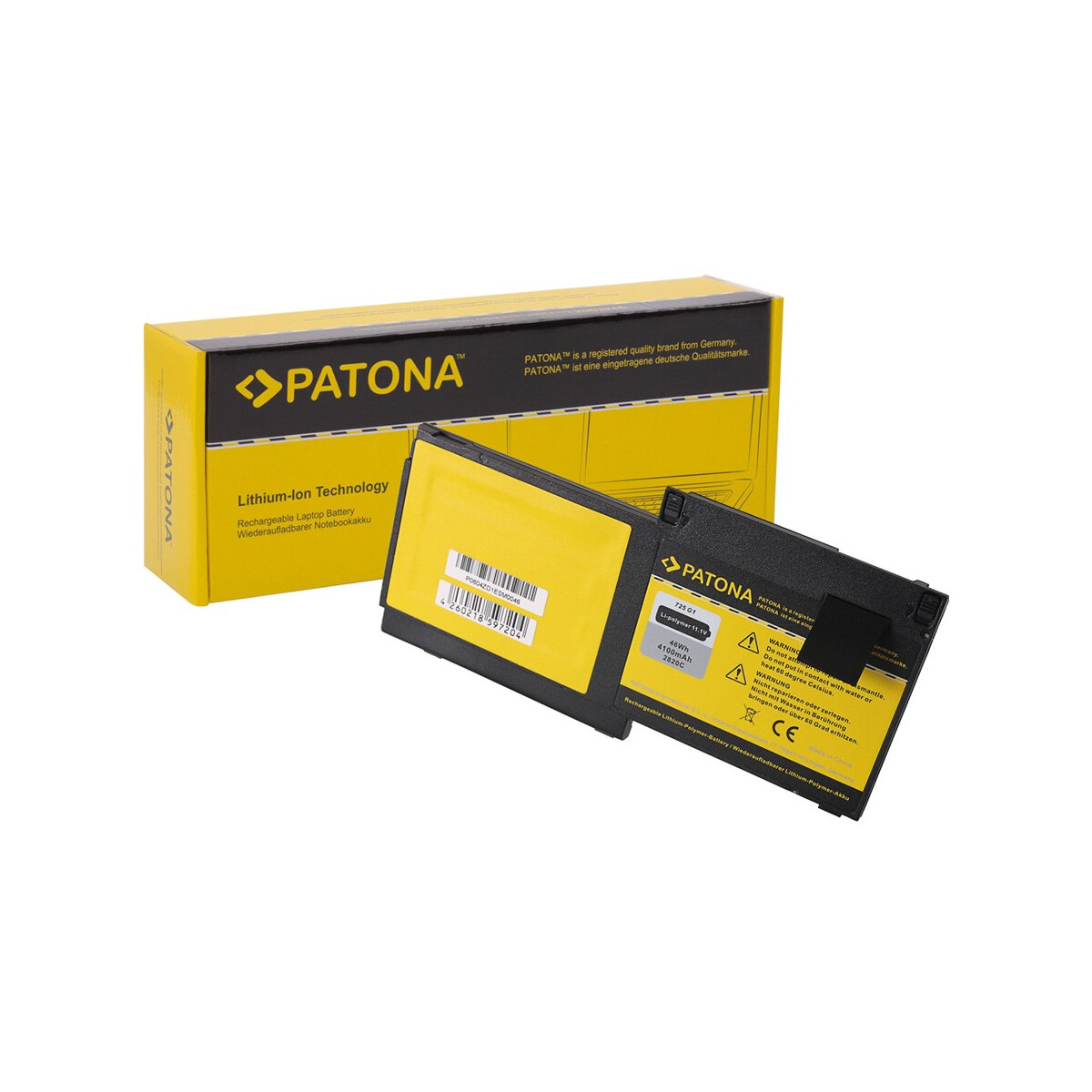 PATONA Akku für HP SB03XL Elitebook 725 G1 820 G1 820 HSTNN-L13C