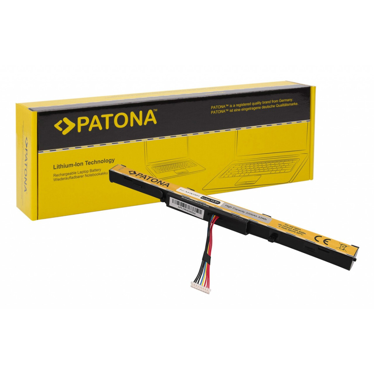 PATONA Akku für Asus ROG GL752VW GL752JW GL752VL N552VX N752V N752VW