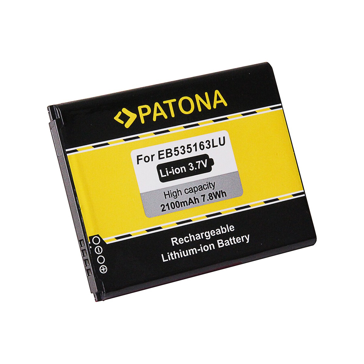 PATONA Akku für Samsung EB535163LU Galaxy Grand Grand Duos Grand Neo i9060 – 3,7 Volt 2100 mAh