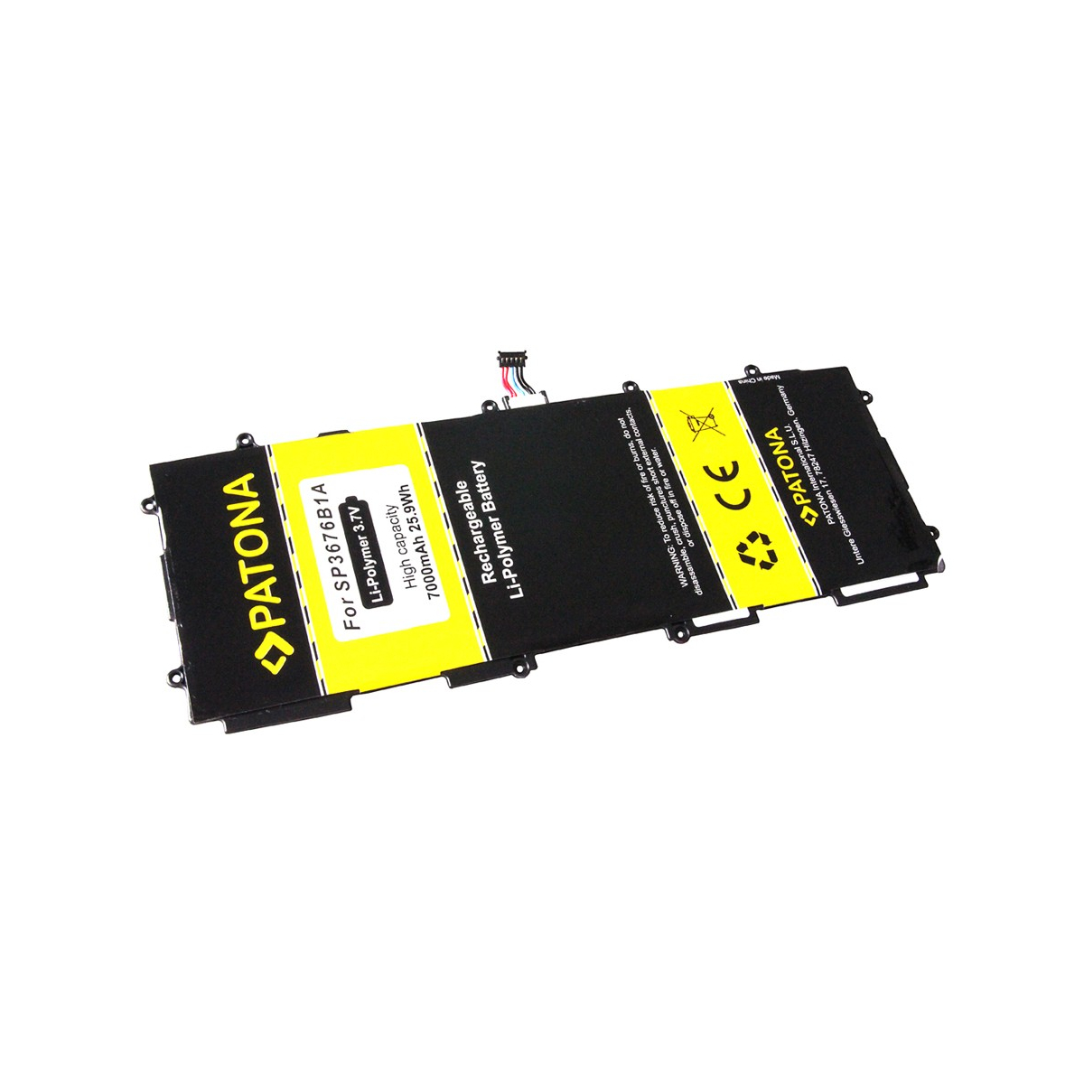 Akku kompatibel zu Samsung Galaxy Note 10.1 GT7511 GTN8010 - 3,7V 7Ah