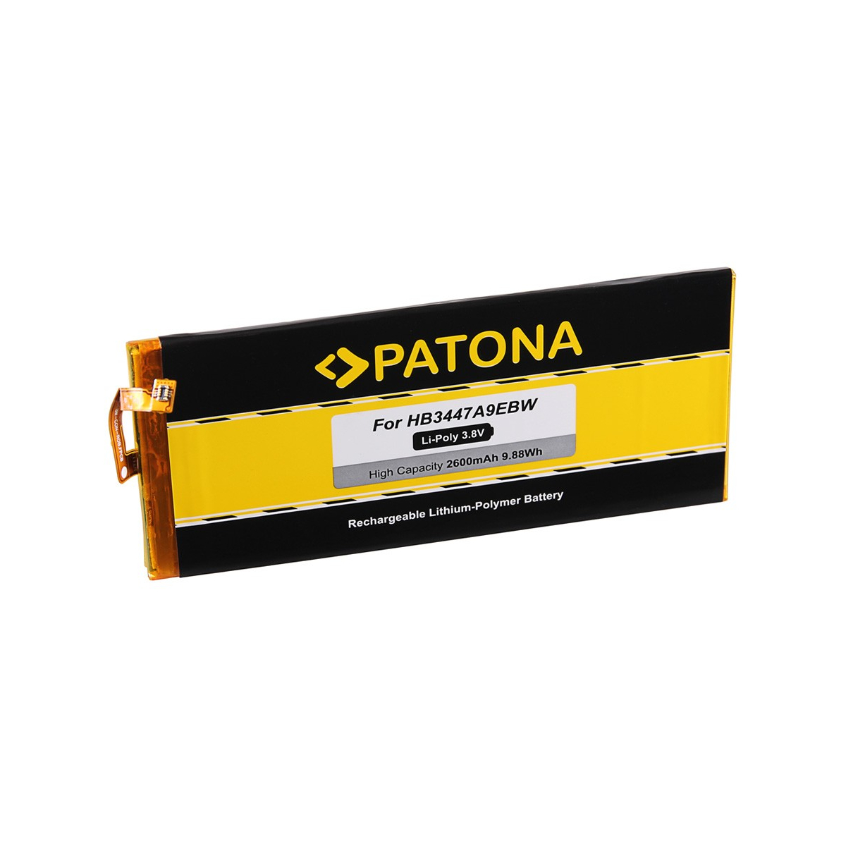 Akku kompatibel zu Huawei P8 HB3447A9EBW - 3,8V 2,6Ah
