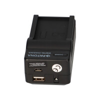 PATONA 4 in 1 Ladegerät für Casio CANP-90 Exilim E