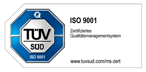 ISO 9001 Zertifikat