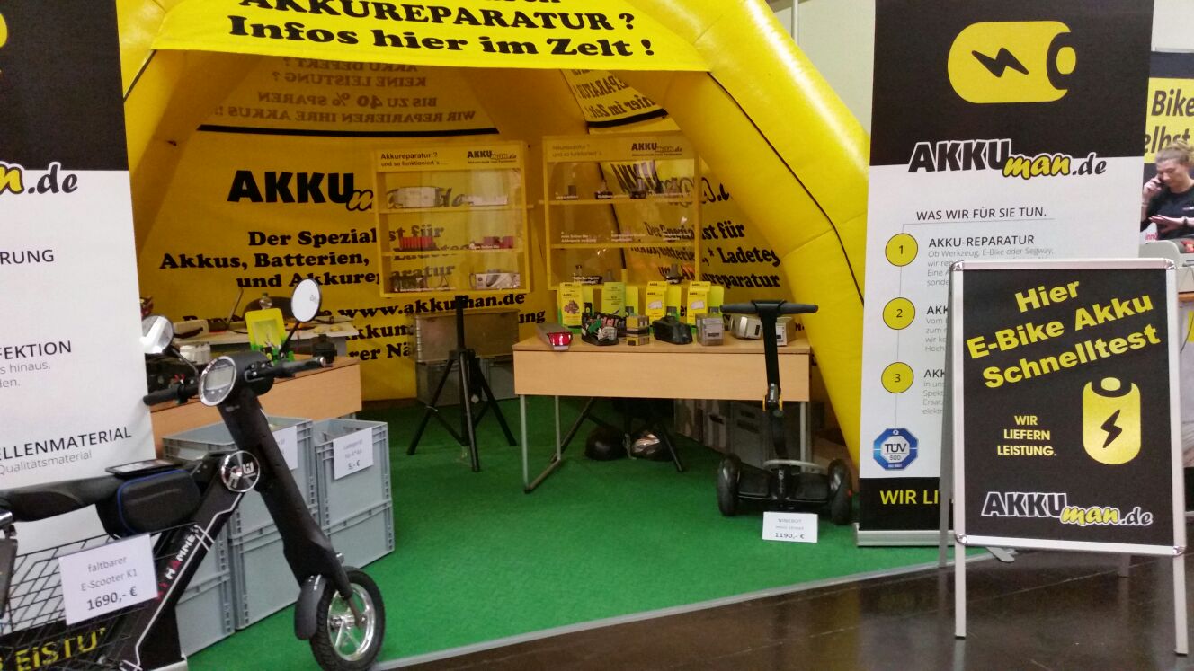 Akku-Reparatur E-Bike und Pedelec Akkuman.de