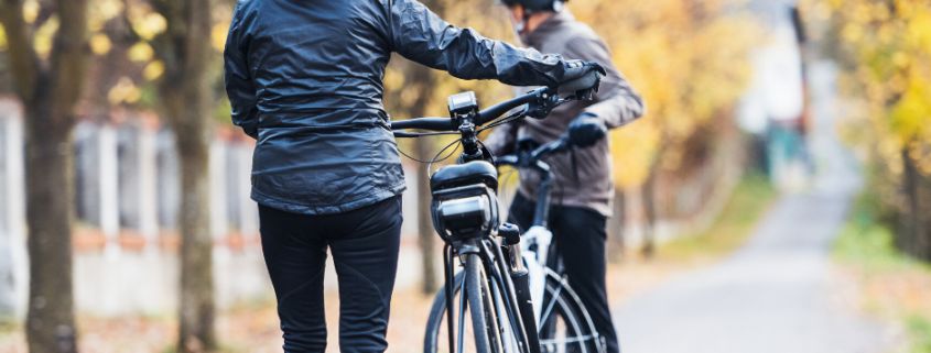 Radfahren mit dem E-Bike in der Natur